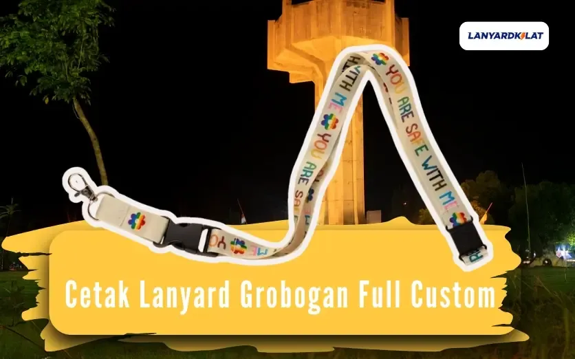 Lanyard Grobogan, Siap Kirim untuk Acara Sekolah, Komunitas, dan Kantor Kecamatan