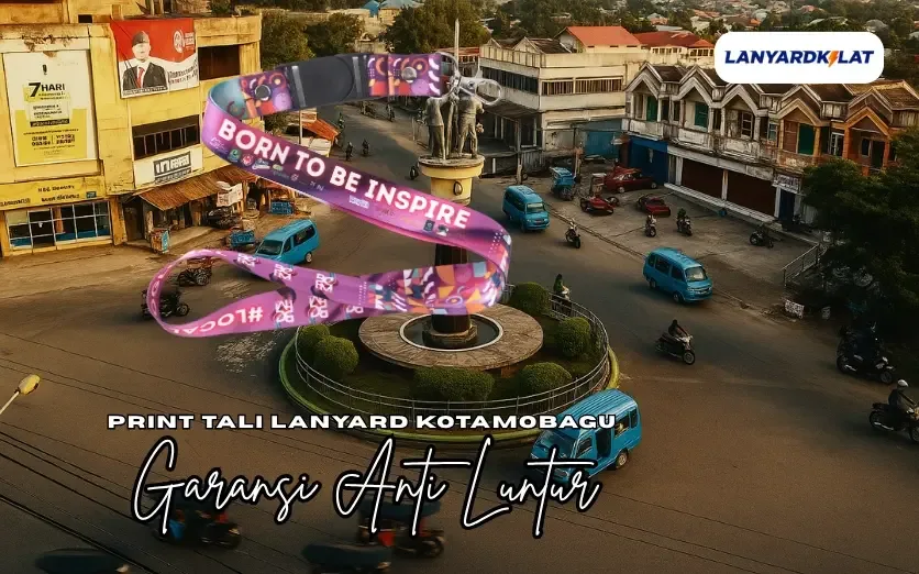 Lanyard Kotamobagu Full Color Berkualitas dan Siap Dikirim Cepat