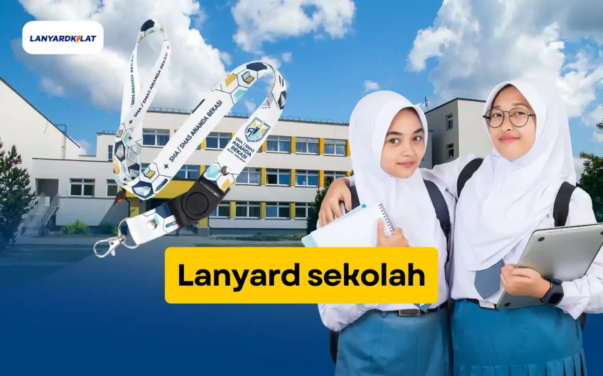 Lanyard Custom Sekolah untuk Guru, Siswa, dan Staf