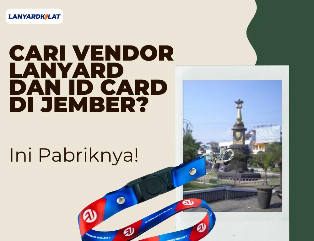 Percetakan Tali Lanyard di Jember, Mulai dari 50 pcs