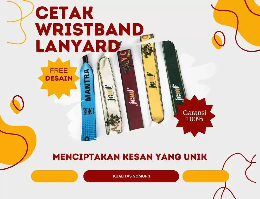 Wristband Lanyard Terbaik - Jenis Bahan dan Kelebihannya
