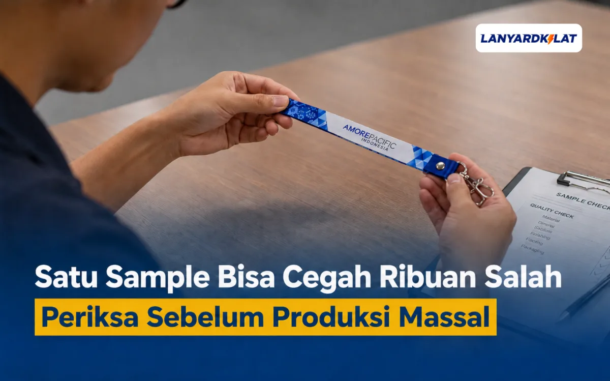 Sample Lanyard Belum Sesuai? Ini yang Perlu Dilakukan Sebelum Produksi
