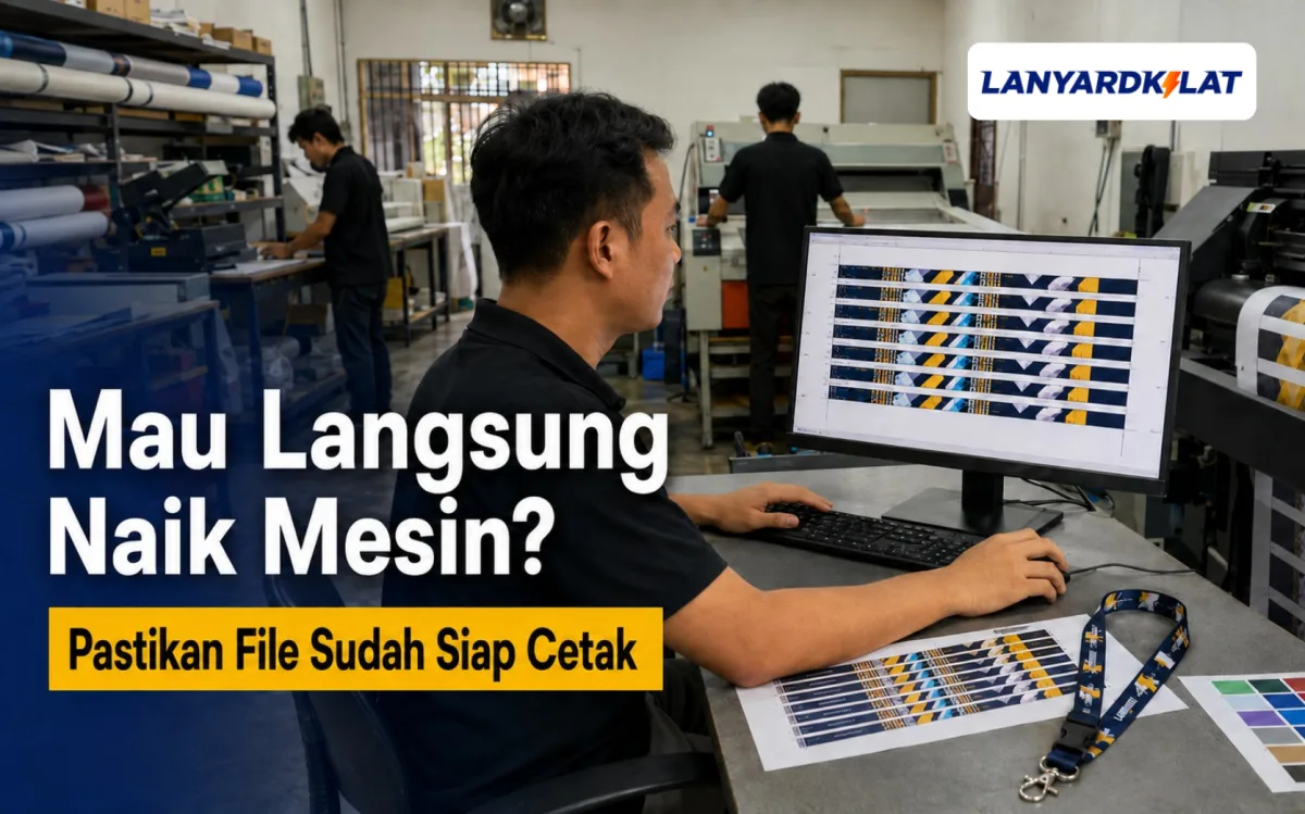 Checklist Kesiapan File Cetak untuk Order Lanyard Same-Day agar Langsung Naik Mesin