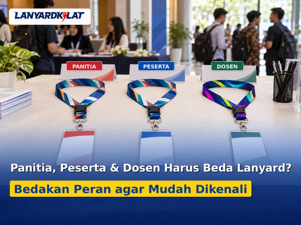 Lanyard KKN untuk Mahasiswa, Apa yang Perlu Dibedakan antara Panitia, Peserta, dan Dosen Pembimbing?