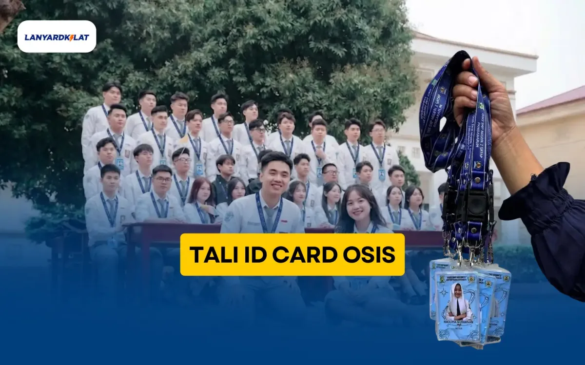 Tali ID Card OSIS Custom untuk Pengurus dan Panitia Sekolah
