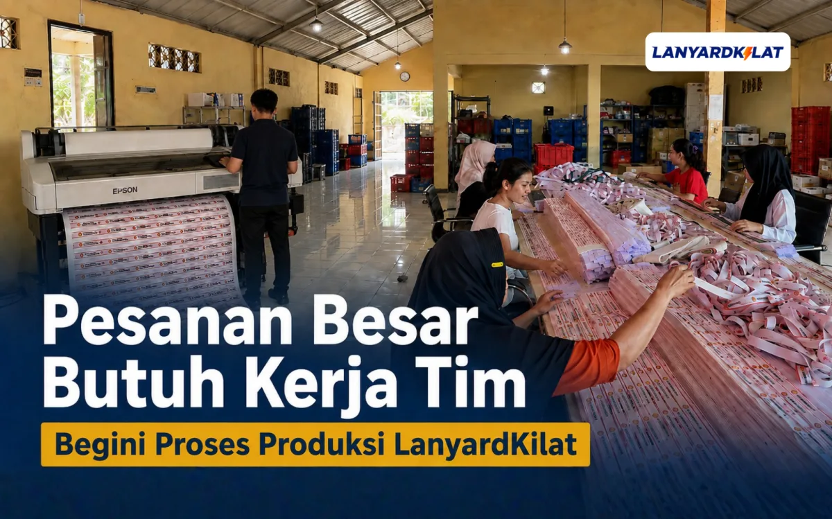 Dari Produksi hingga Finishing: Bagaimana Tim LanyardKilat Bekerja Bersama