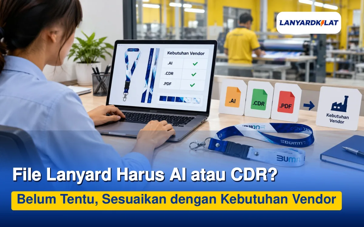 File AI, CDR, PDF, PNG atau TIFF untuk Cetak Lanyard?