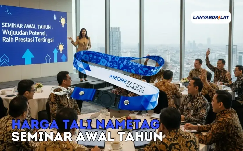 Harga Tali Nametag Seminar Awal Tahun, Free Ongkir se-Indonesia