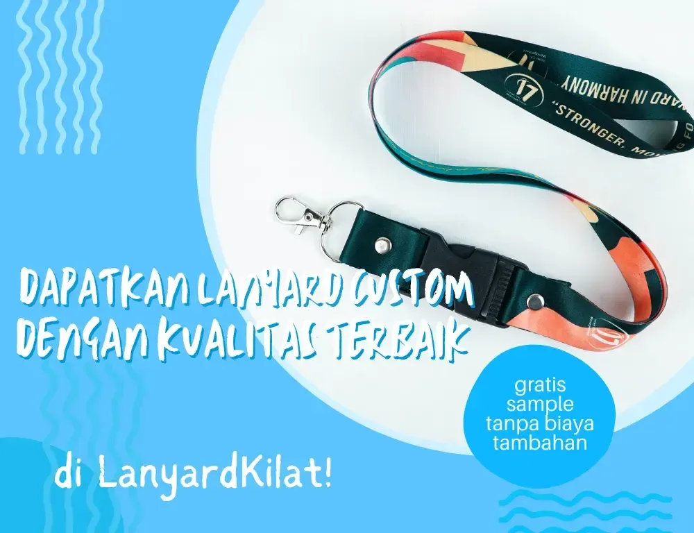 Vendor Cetak Lanyard Padang Bergaransi Bisa Sameday