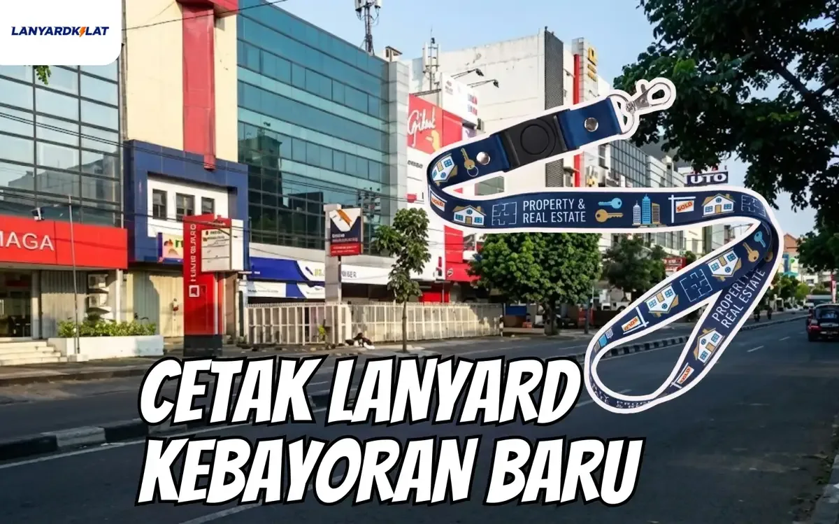Cetak Lanyard Kebayoran Baru Custom Elegan untuk Kantor dan Event