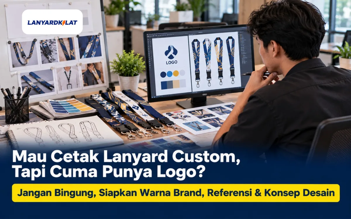 Hanya Punya Logo Perusahaan, Bagaimana Mengubahnya Menjadi Desain Lanyard Custom?