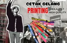 Cetak Gelang Konser Sheila On 7 High Quality Premium