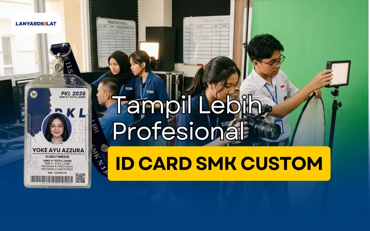 ID Card SMK Custom untuk Kartu Pelajar dan Identitas Sekolah
