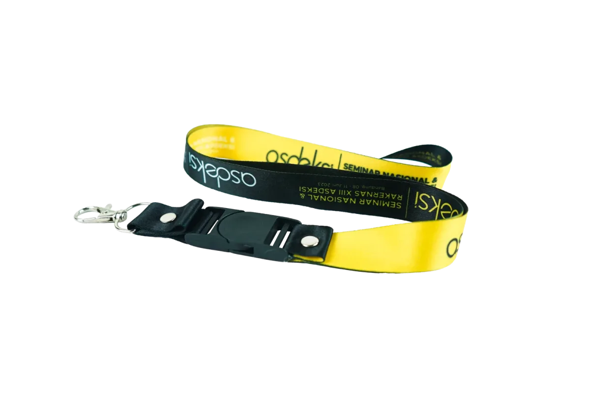 Harga Lanyard Custom Murah Print 2 Sisi / 1 Sisi