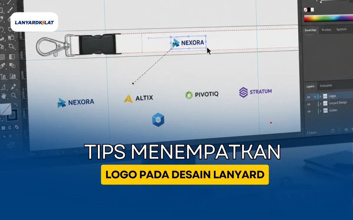 Tips Menempatkan Logo pada Desain Lanyard Perusahaan Agar Presisi dan Profesional