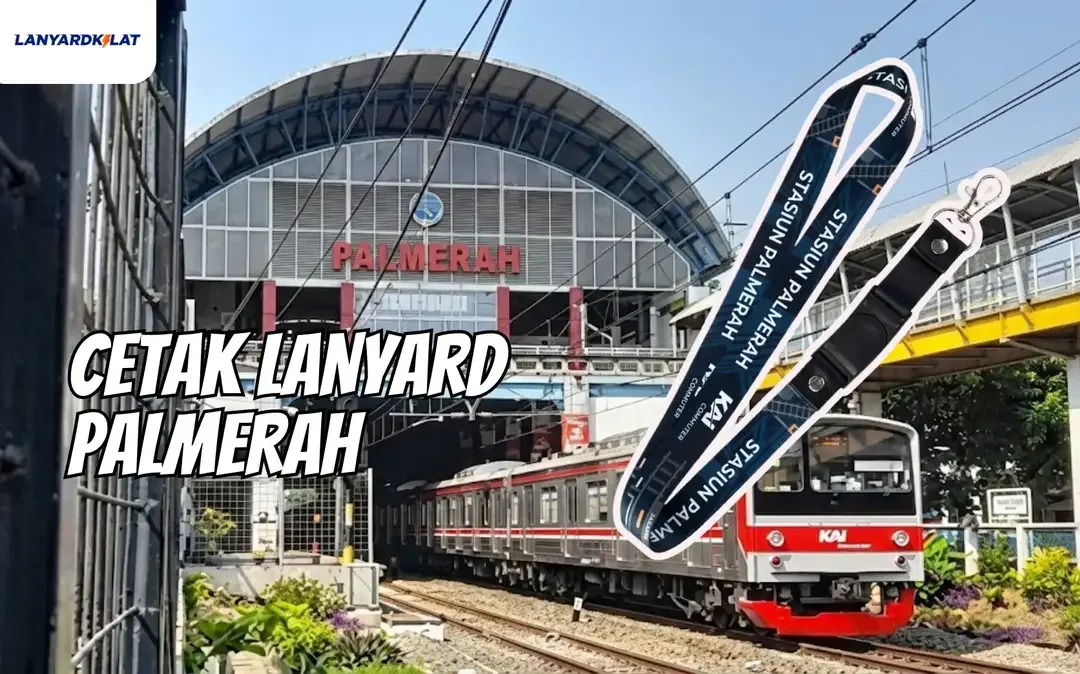 Cetak Lanyard Palmerah Jalur Pabrik untuk Media dan Kampus