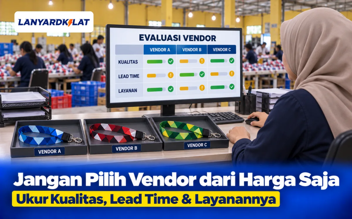 Cara Membuat Vendor Scorecard untuk Pengadaan Lanyard Perusahaan
