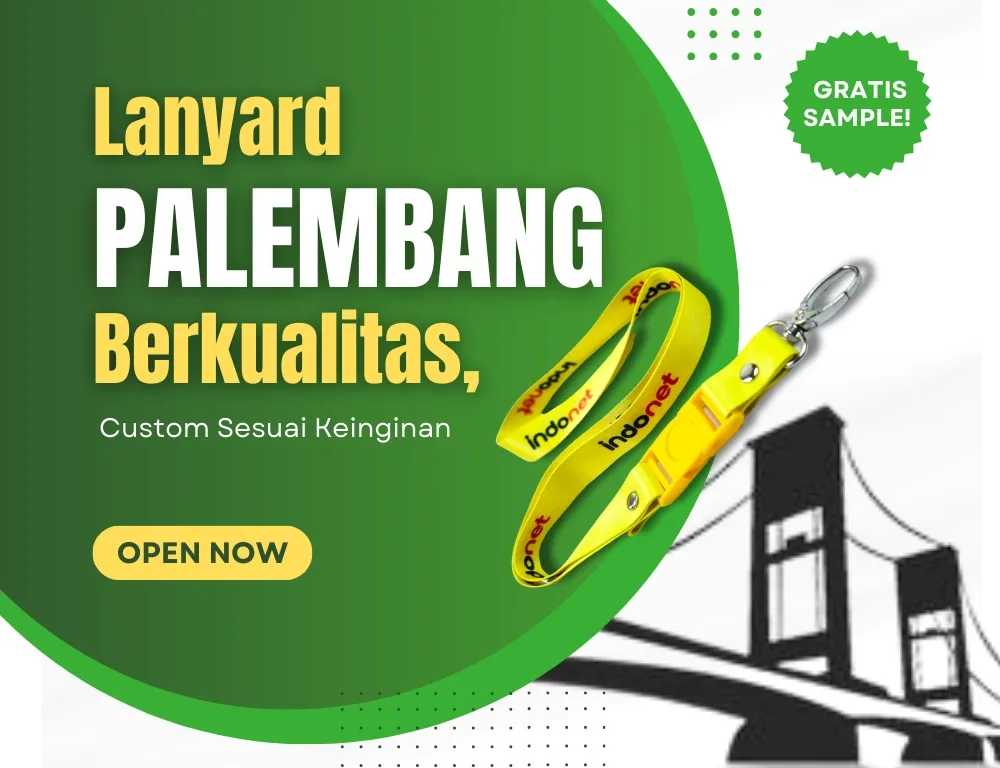 Vendor Cetak Lanyard Palembang Kualitas Top #1 FREE Ongkir