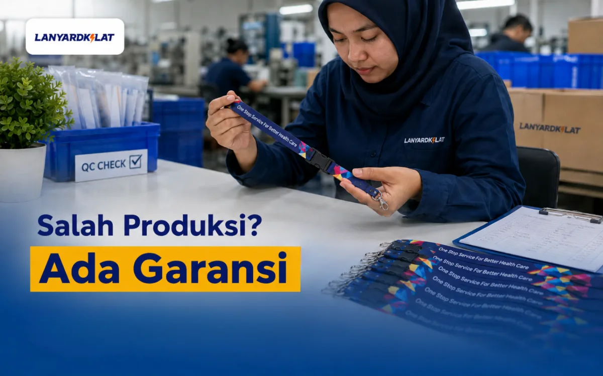 Pentingnya Garansi Kualitas 100% Cetak Ulang dalam Pengadaan Lanyard