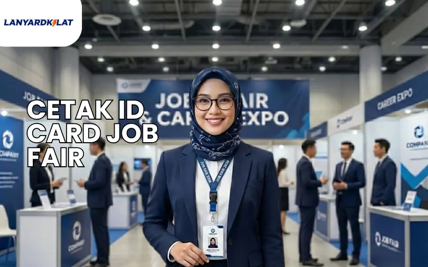 Cetak ID Card Job Fair Berkualitas Tahan Lama Free Ongkir