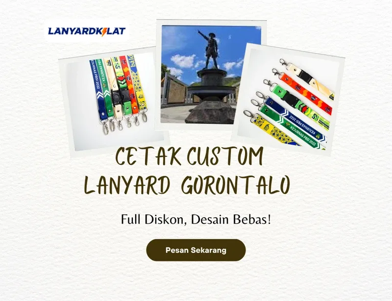 Vendor Print Cetak Custom Lanyard di Gorontalo Full Diskon