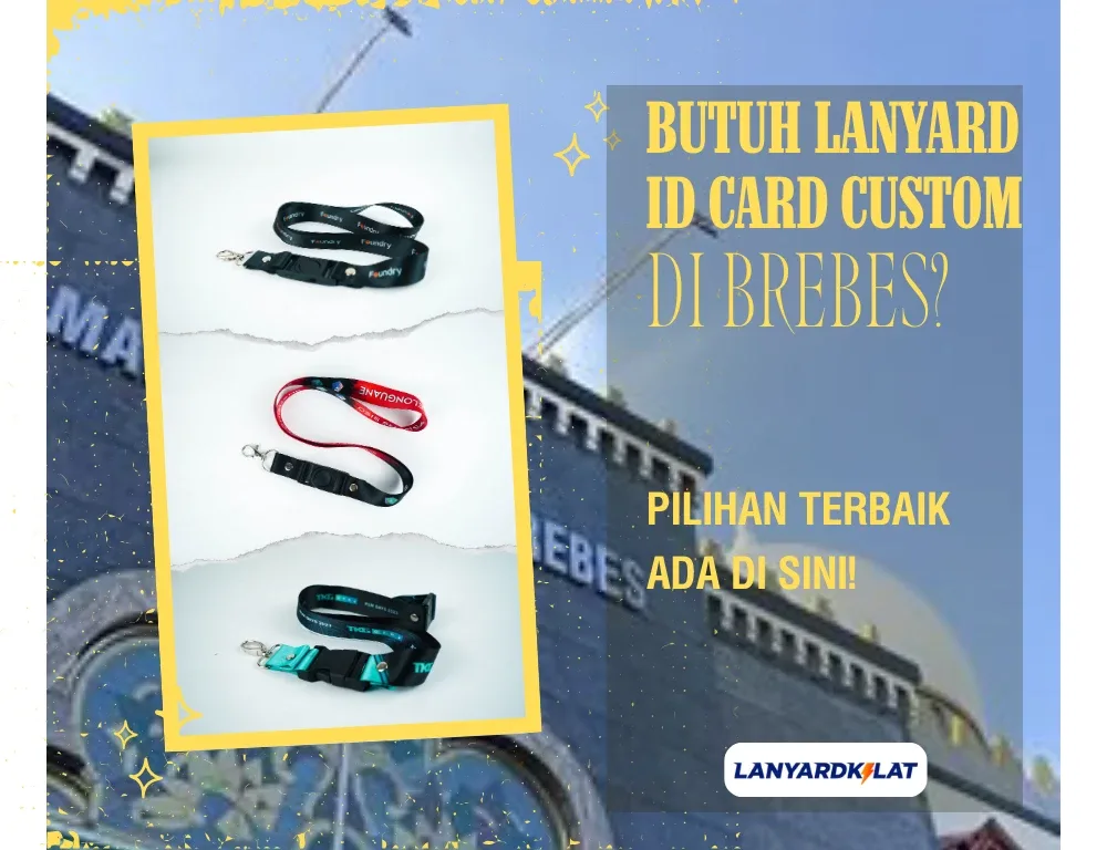 Cetak Lanyard Custom Brebes 24 Jam untuk Acara Kantor