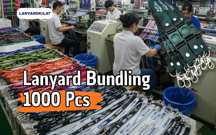 Lanyard Bundling 1000 Pcs (Murah Terjangkau, Mutu Terjamin)