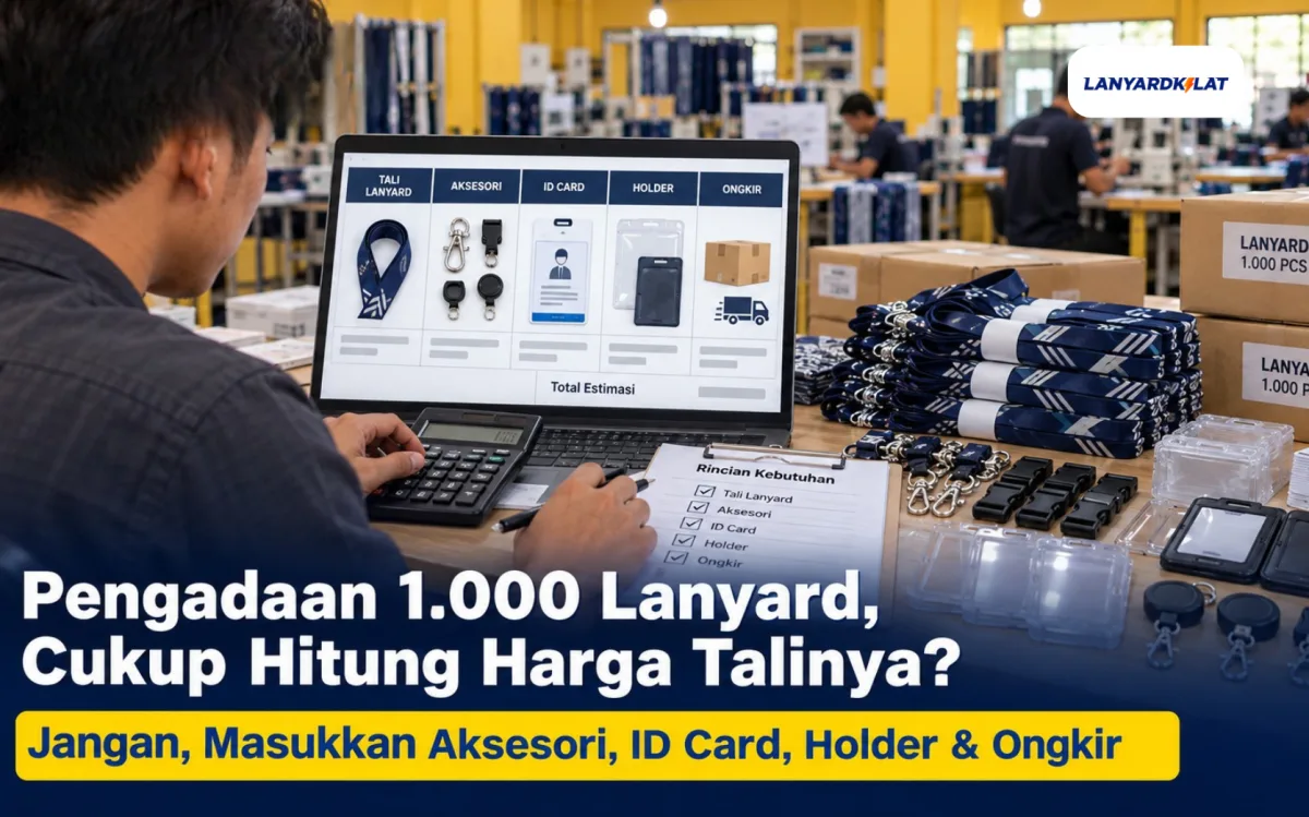 Simulasi RAB Lanyard 1.000 Karyawan untuk Perusahaan
