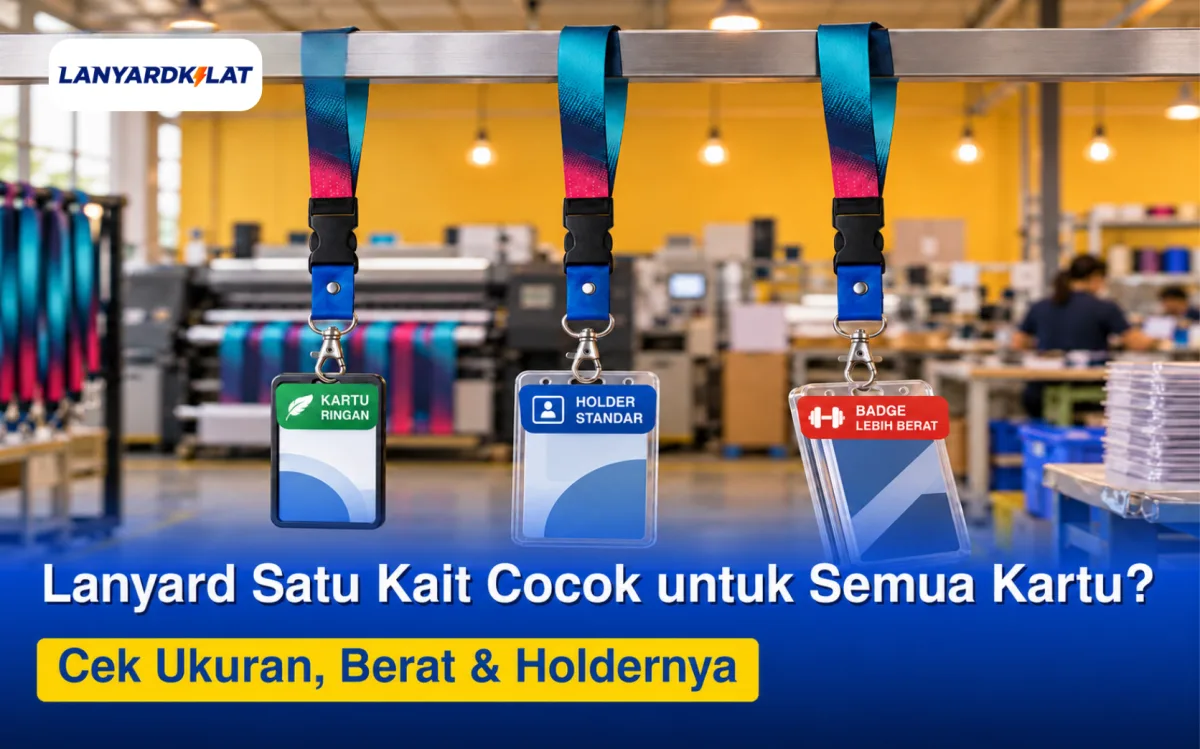 Lanyard Satu Kait Cocok untuk Kartu Ukuran Berapa?