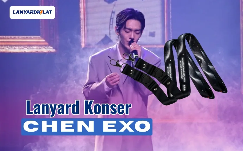 Lanyard Konser Chen EXO sebagai Identitas dan Merchandise Fans