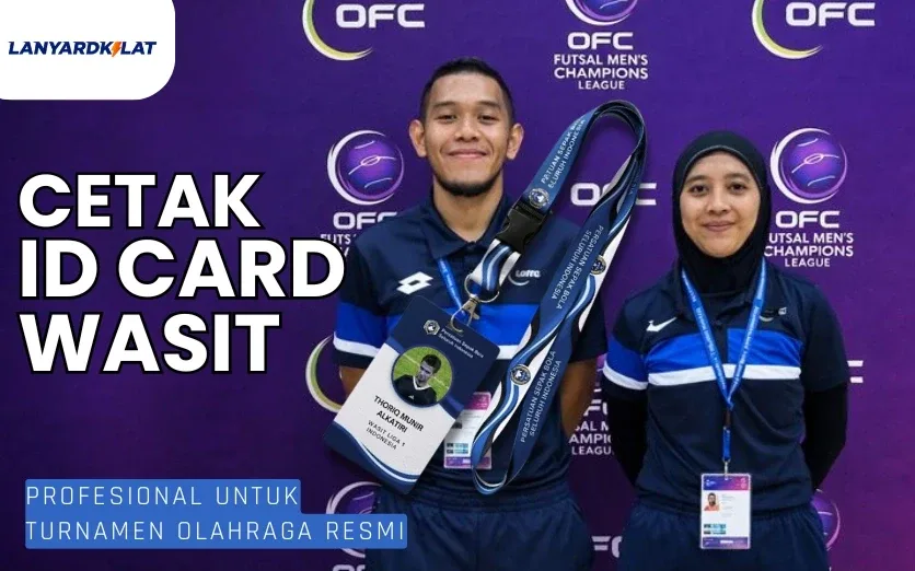 ID Card Wasit Profesional untuk Turnamen Olahraga Resmi