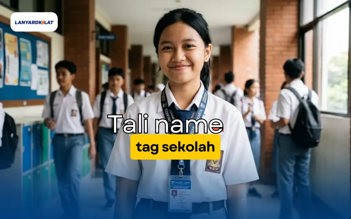 Tali Name Tag Sekolah Custom untuk Berbagai Kegiatan