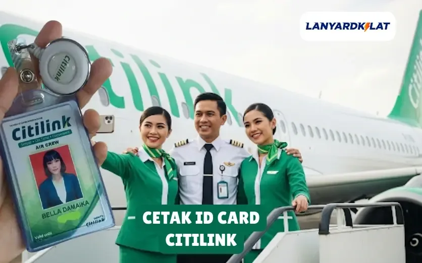 Cetak ID Card Citilink Custom Free Sample Gratis Ongkir Se-Indonesia