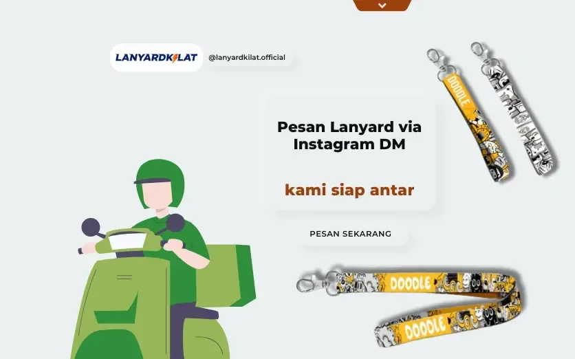 Pesan Lanyard via Instagram DM? Pasti Bisa! Yuk Segera Pesan!