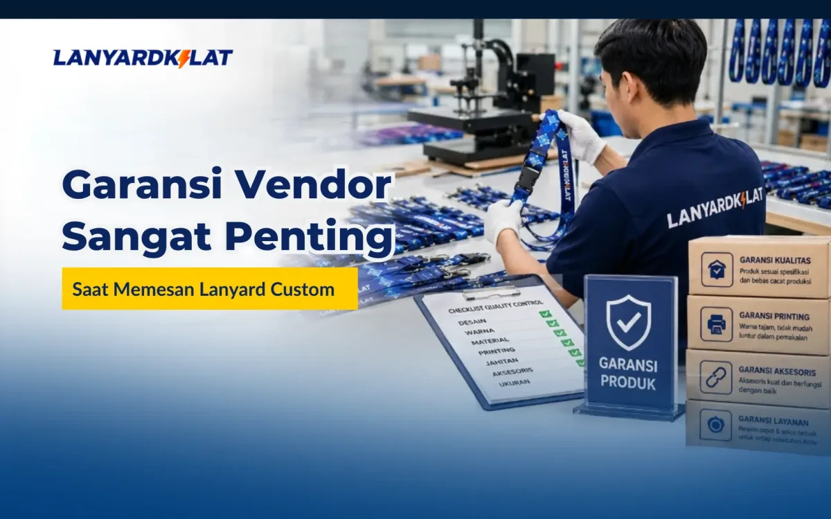 Harga Murah Belum Cukup: Cek Garansi Vendor Sebelum Pesan Lanyard Custom