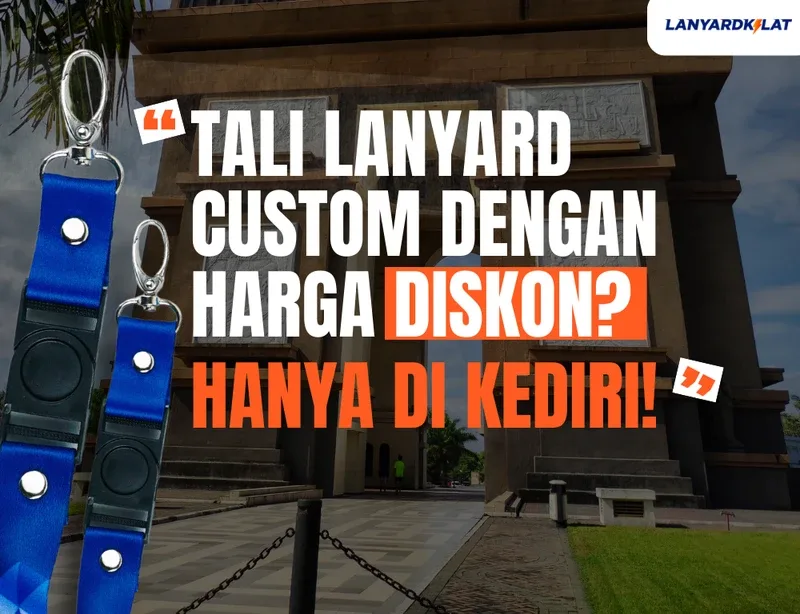Lanyard Kediri, Cetak Full Color Premium Lengkap dengan ID Card