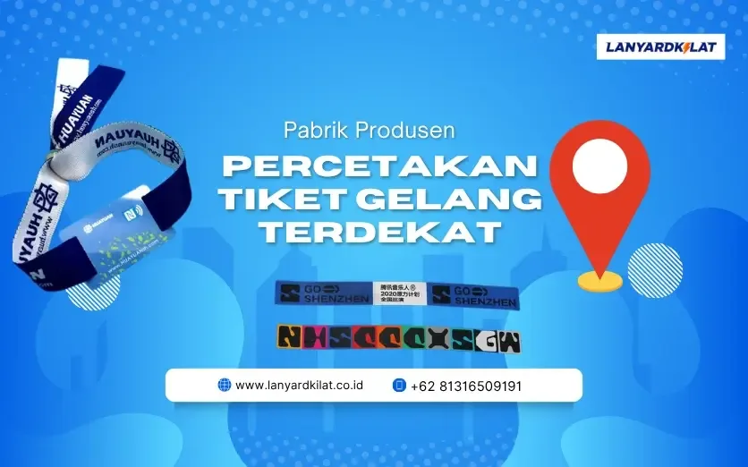 Pabrik Produsen Percetakan Tiket Gelang Terdekat, Fast Delivery