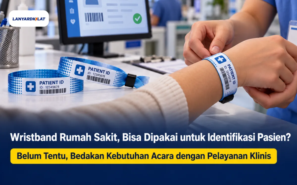 Wristband Custom untuk Rumah Sakit