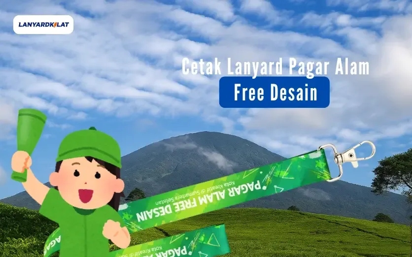 Lanyard Pagar Alam, Cetak Full Color Berkualitas Cepat dan Rapi