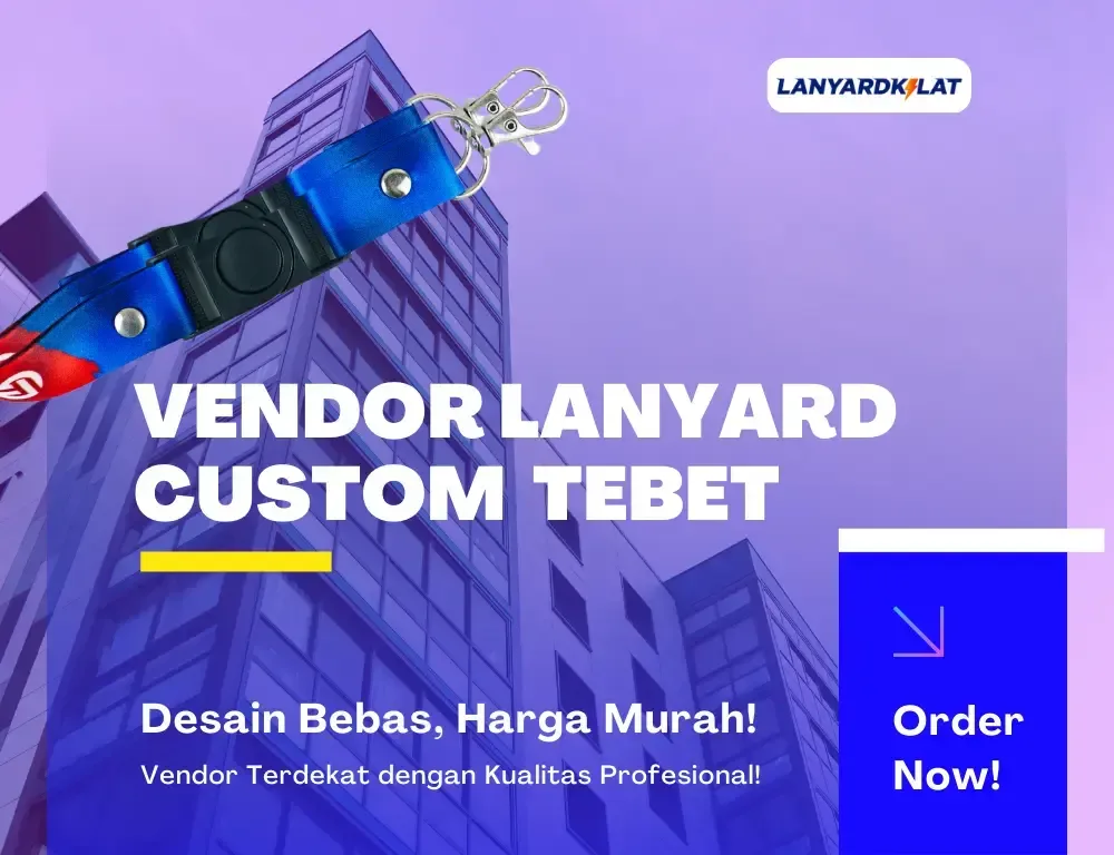 Cetak Lanyard ID Card Custom Tebet untuk Berbagai Keperluan