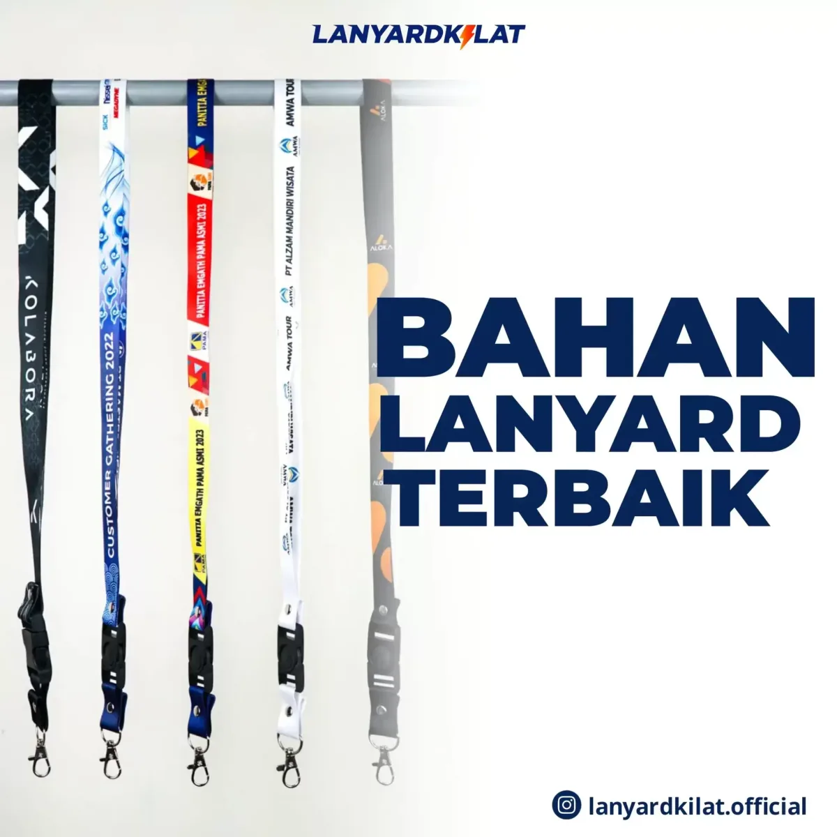 Desain Lanyard Makin Kece dengan Bahan-Bahan Ini