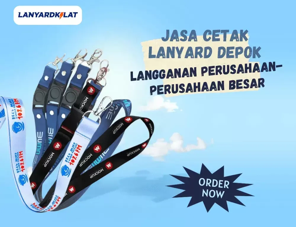 Cetak Lanyard Depok Berkualitas | Desain Custom & Pengiriman Cepat