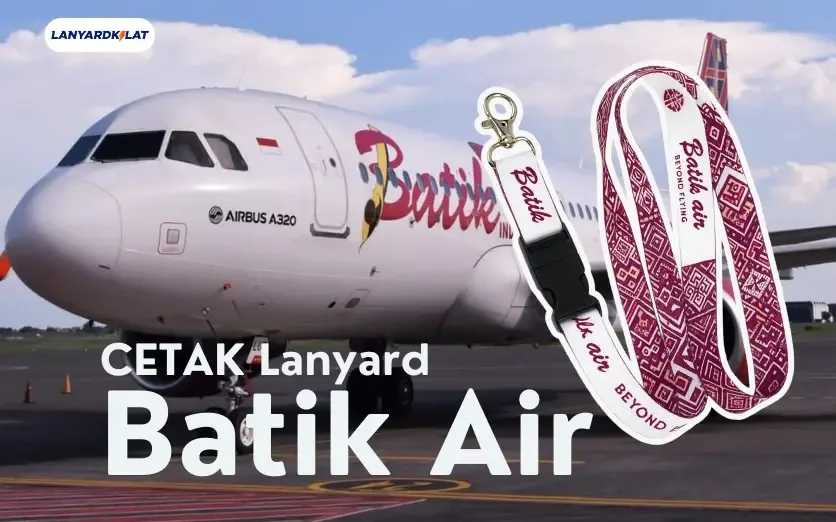 Cetak Tali Co Card Batik Air Eksklusif untuk Identitas Karyawan