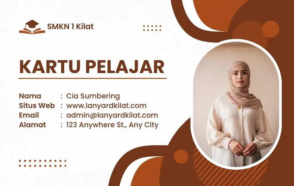8 Contoh ID Card Sekolah Desain Keren Sesuai Kebutuhan