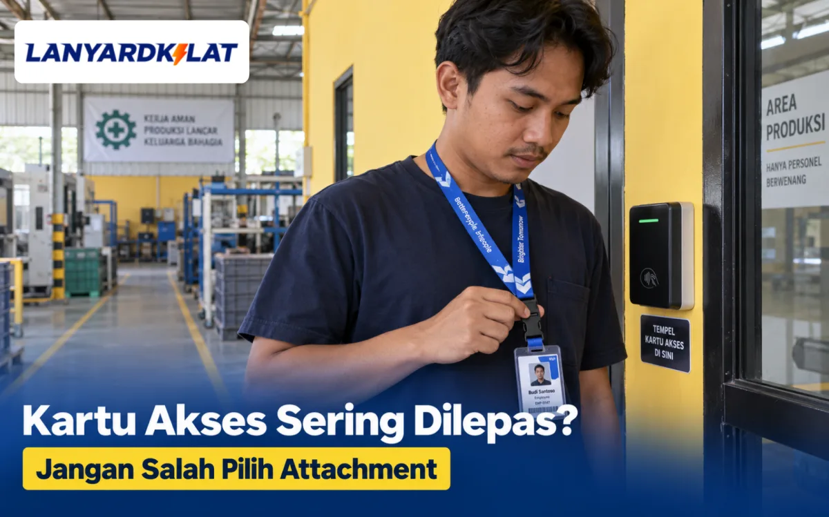 Lanyard Kartu Akses: Pilih Clip, Kait, atau Holder?