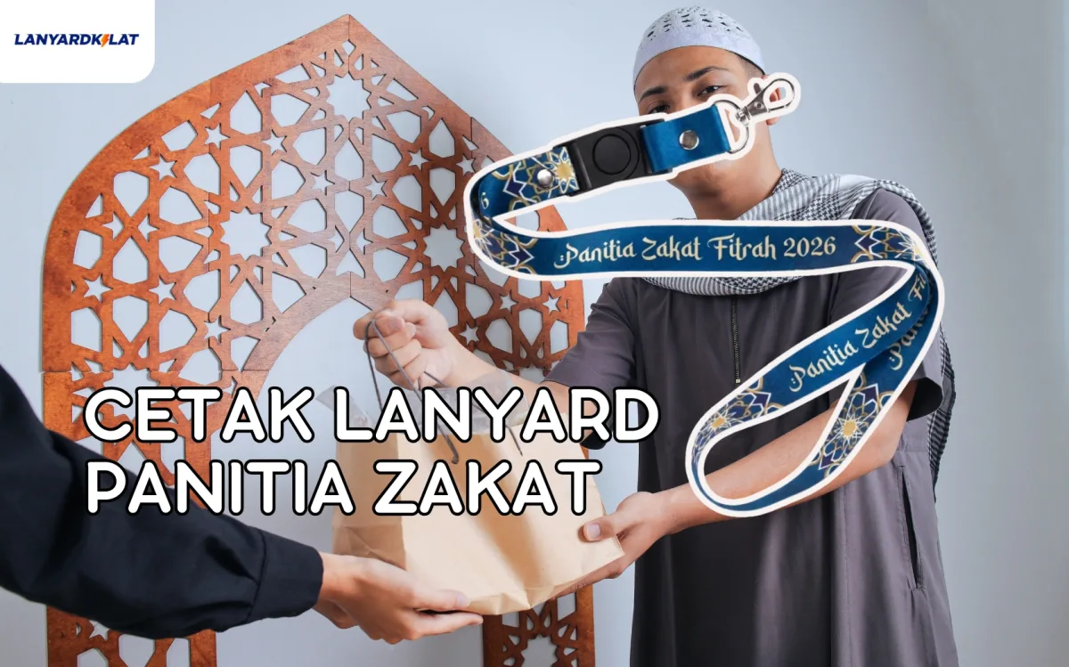Cetak Lanyard Panitia Zakat untuk Kegiatan Ramadhan dan Idul Fitri