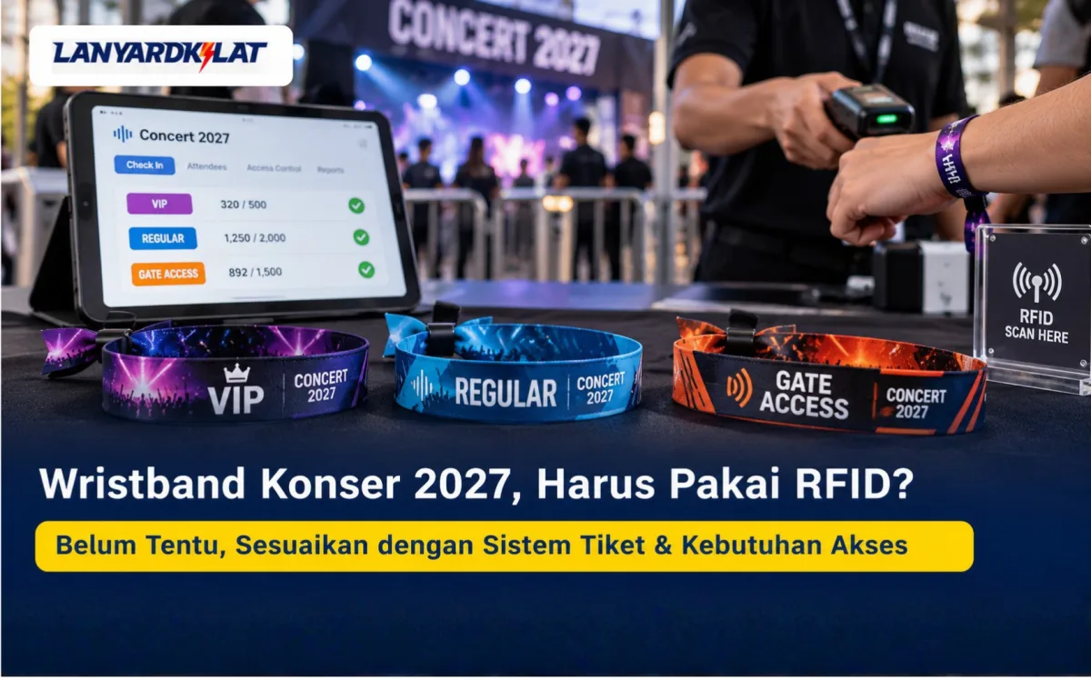 Tren Wristband Konser 2027, dari Gelang Tiket Sekali Pakai hingga Smart Wristband