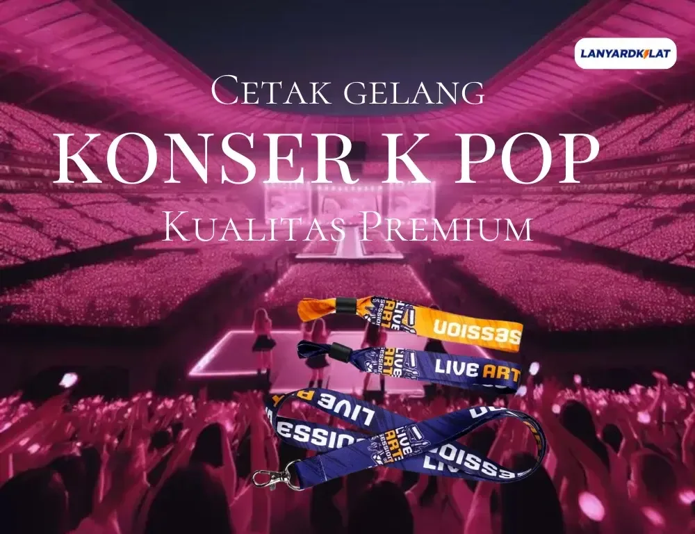 Cetak Gelang Konser KPOP Kualitas Premium CS Online 24 Jam