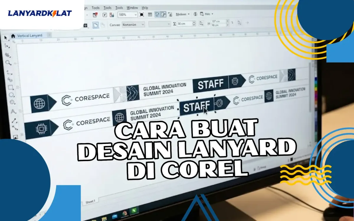 10 Cara Buat Desain Lanyard di Corel dari Nol sampai Siap Cetak