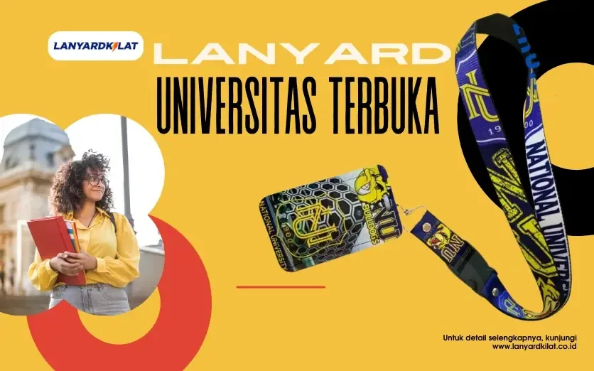 Lanyard Universitas Terbuka untuk Kelancaran Kegiatan Kampus